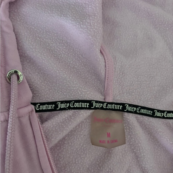 juicy couture baby pink size m jacket ! read description ! - Picture 3 of 4